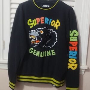 RARE Y2K 90'S look Genuine Article MFG Superior Sweatshirt Size Small